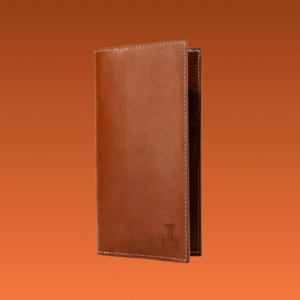 long brown leather wallet 1