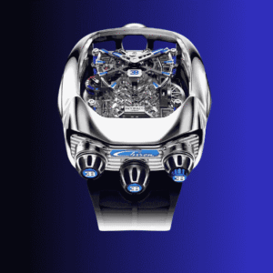 jacob & co. bugatti chiron tourbillon blue with silver – luxury quartz watch