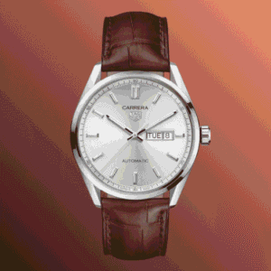 tag heuer carrera brown strap