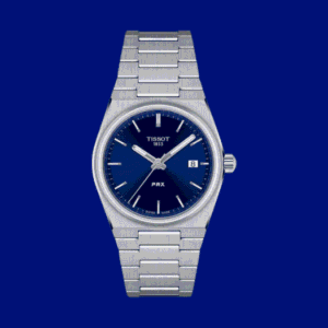 tissot prx dark blue – premium luxury stainless steel watch